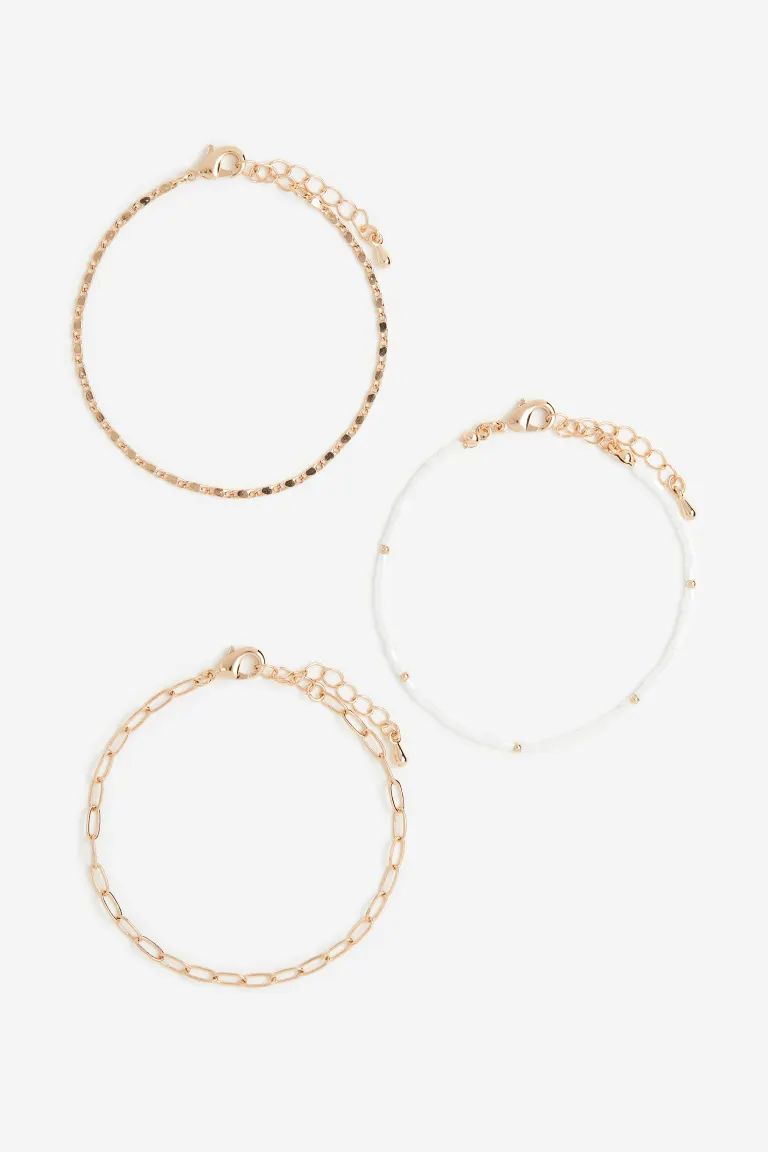 3-pack Bracelets | H&M (US + CA)