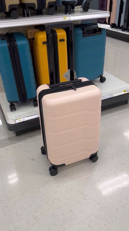 Target hard side carryon spinner suitcase, affordable luggage option for travel. Great reviews!

#LTKFindsUnder100 #LTKTravel