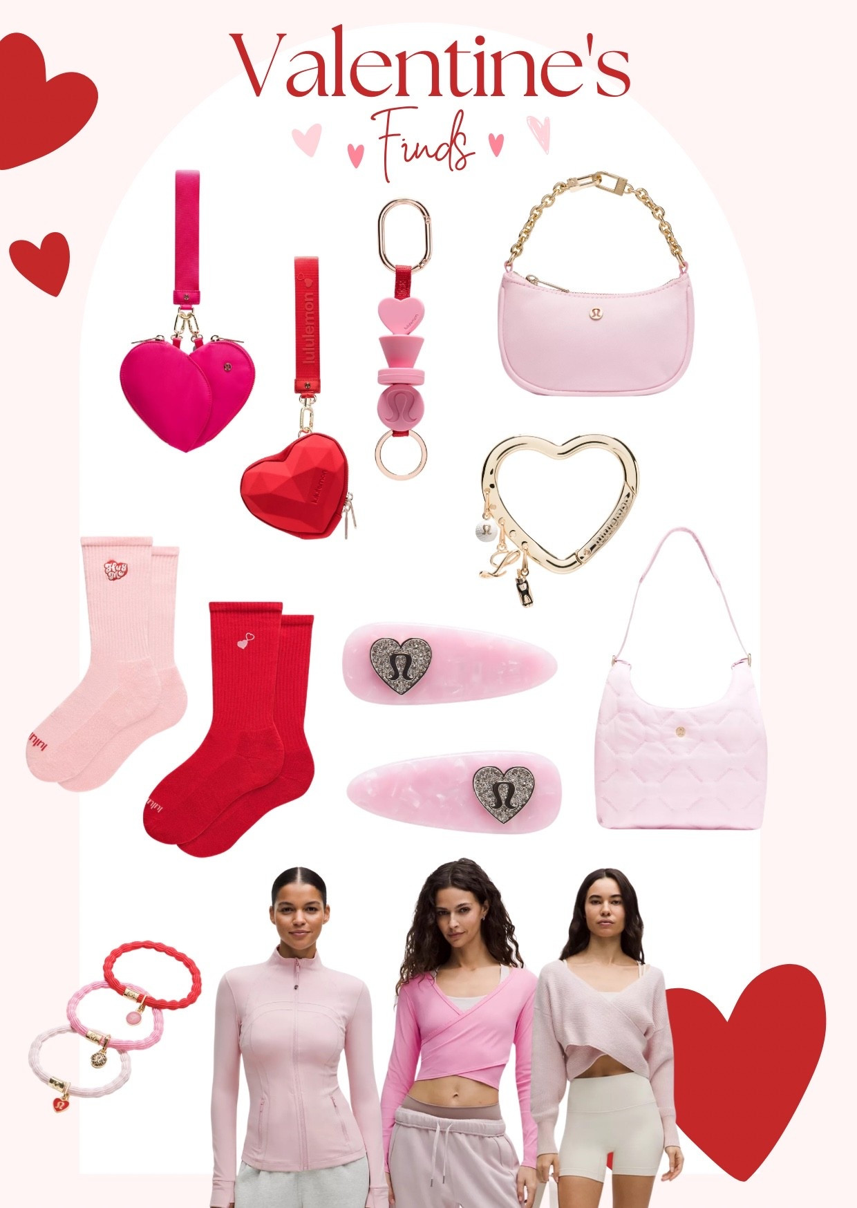 Lululemon valentine’s drop, pink lululemon, pink wrap top, pink bag

#LTKgrwm #LTKValentine #LTKootd