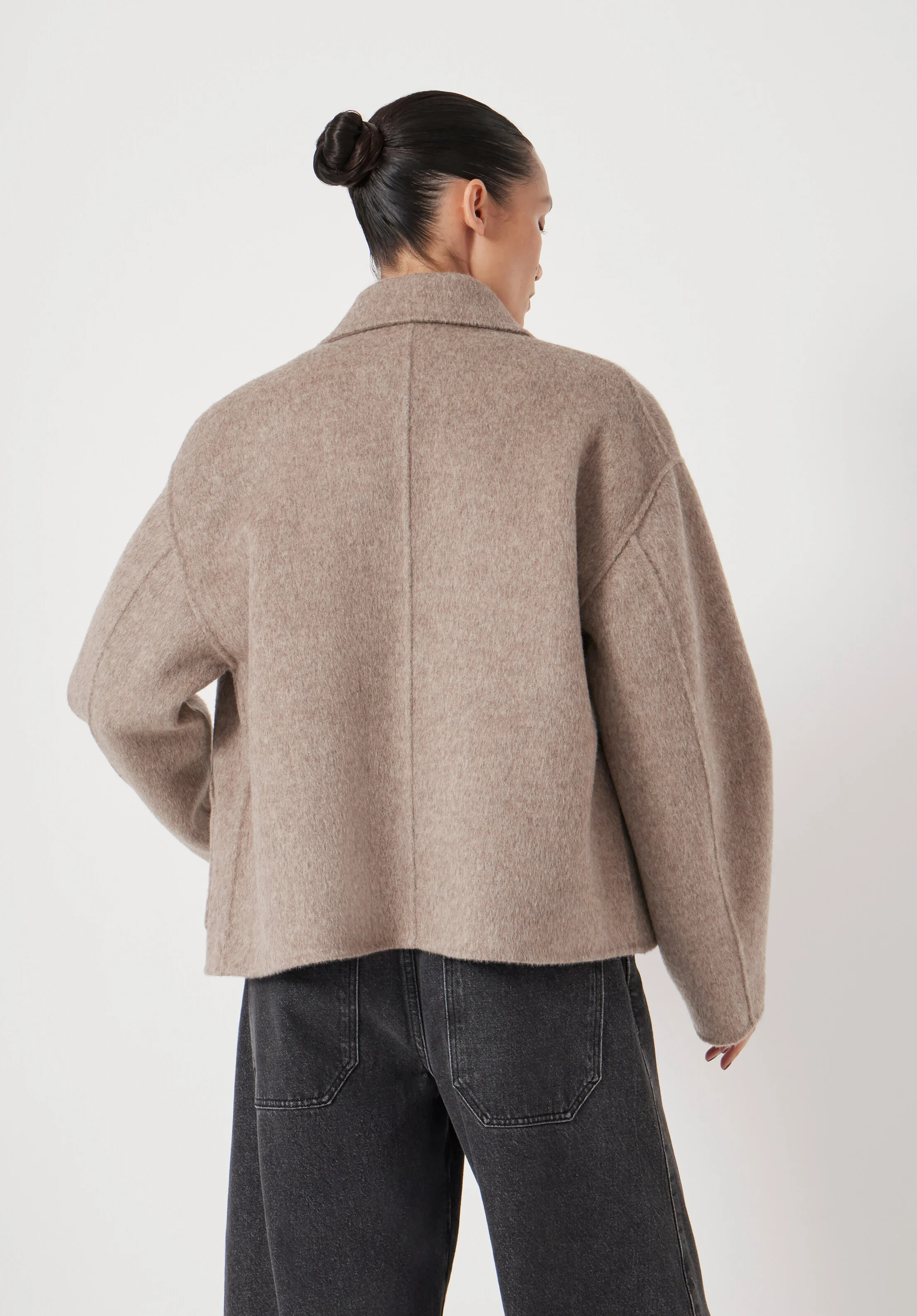 Pure Wool Double Faced Jacket | Hush UK