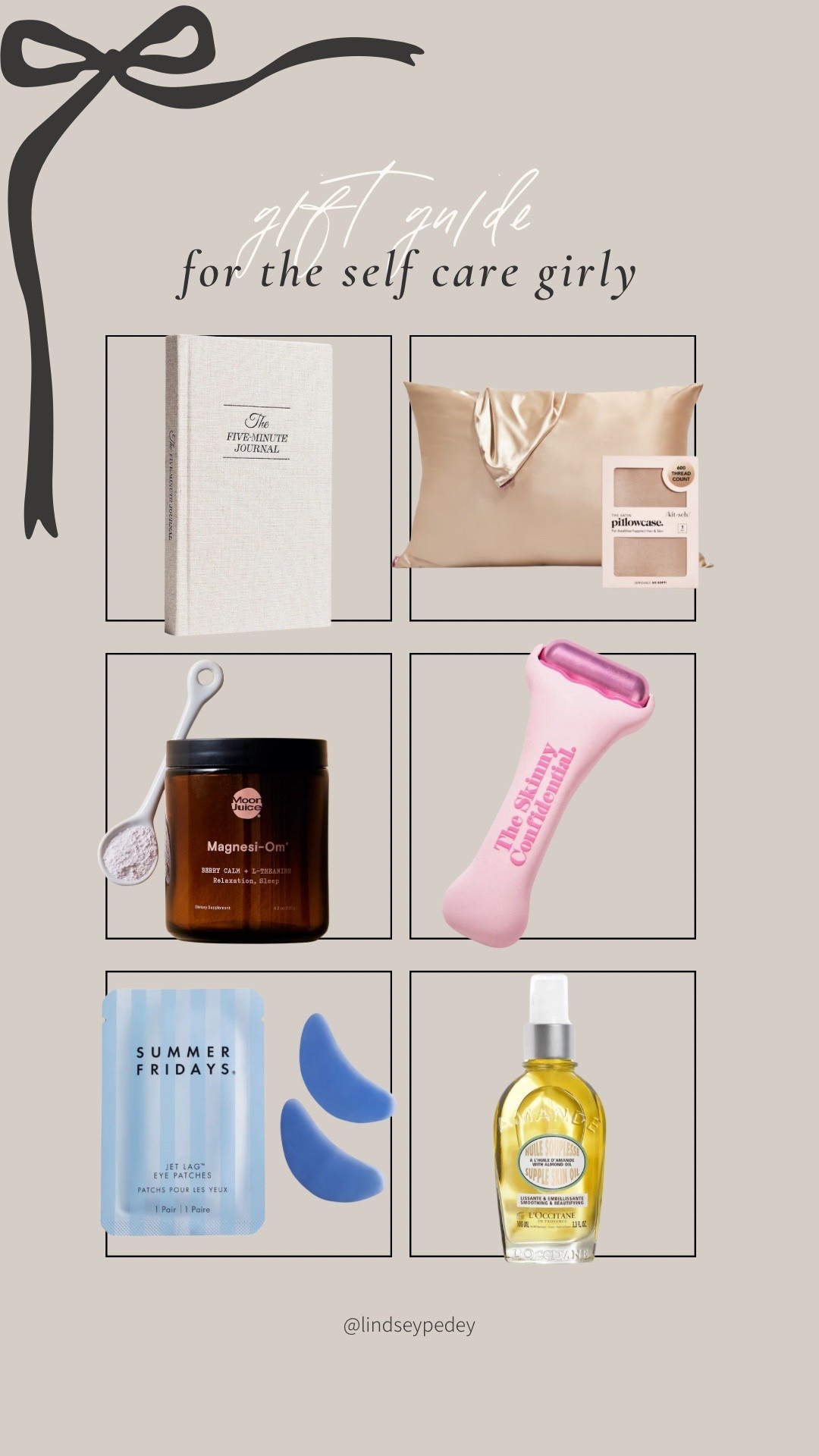 Self care gift guide🫶🏻

Self care girly, ice roller, journal, summer Fridays, magnesium, silk pillow, wellness gift guide 

#LTKGiftGuide #LTKHoliday #LTKBeauty