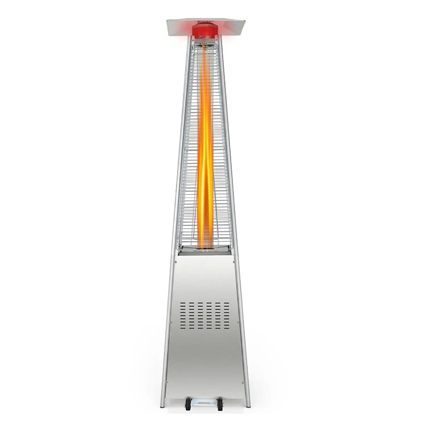 GZMR 42000 -BTU Silver Stainless steel Floorstanding Liquid propane Patio Heater | GZ-GY072S | Lowe's