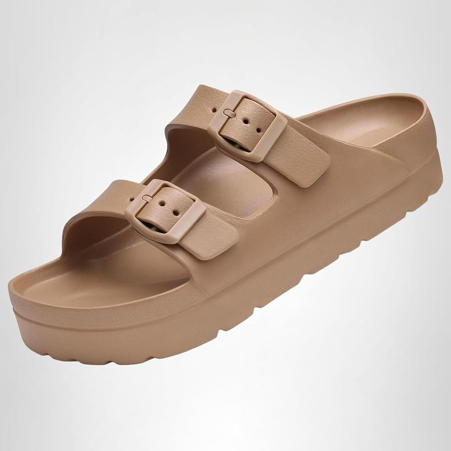 Goosecret Women's Comfortable Arch Support Walking Platform Sandals | Amazon (US)