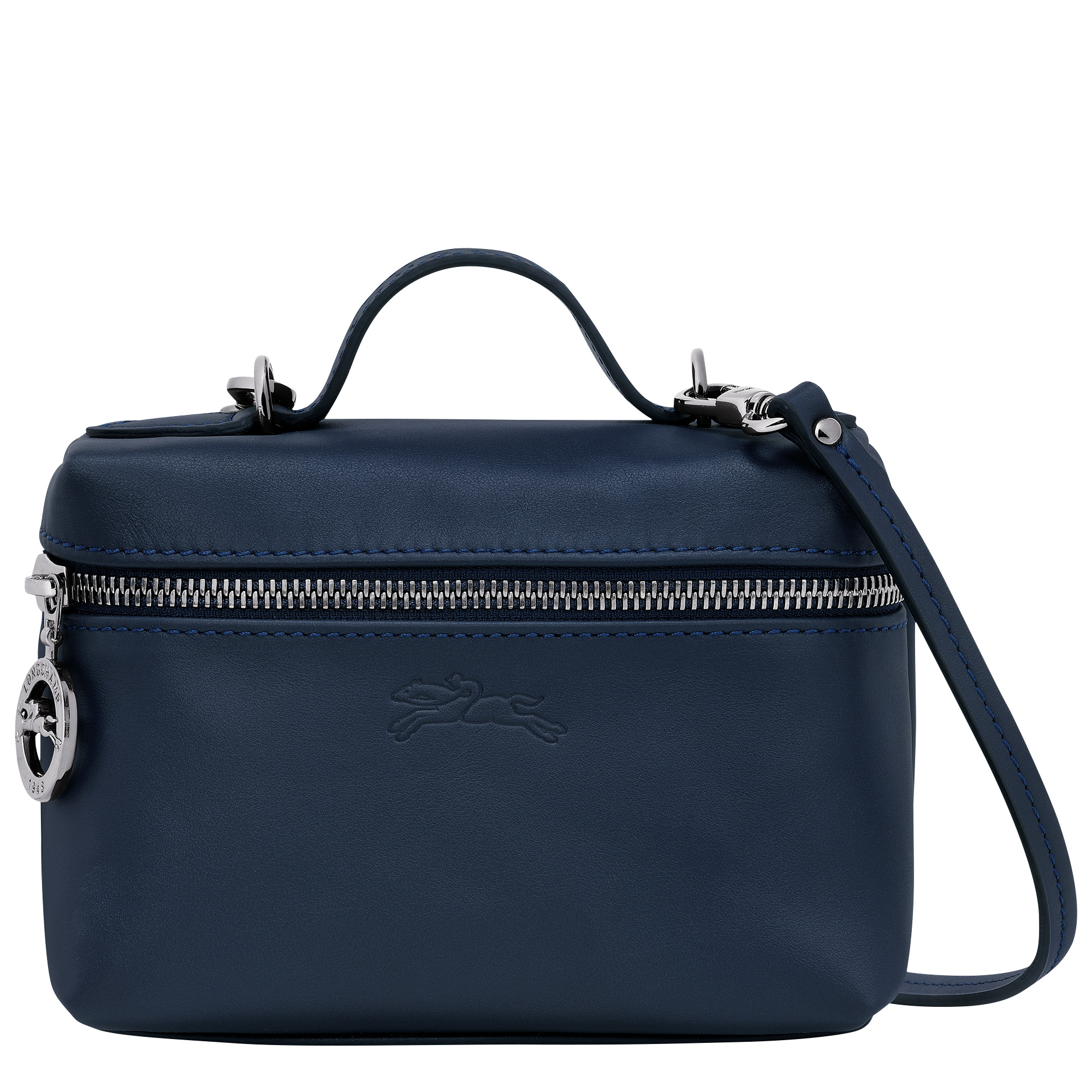 Le Pliage Xtra XS Vanity Navy - Leather (10187987556) | Longchamp US | Longchamp