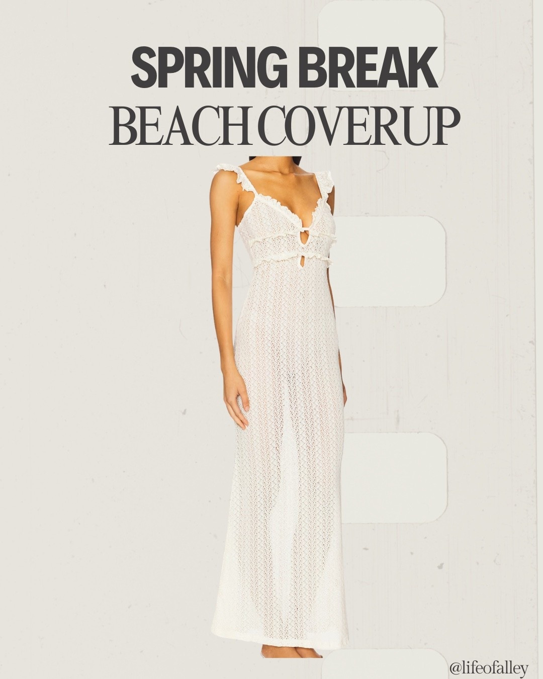 Spring break beach cover up from Revolve. Love this maxi swimsuit dress cover up.

#LTKSeasonal #LTKOver40 #LTKTravel
