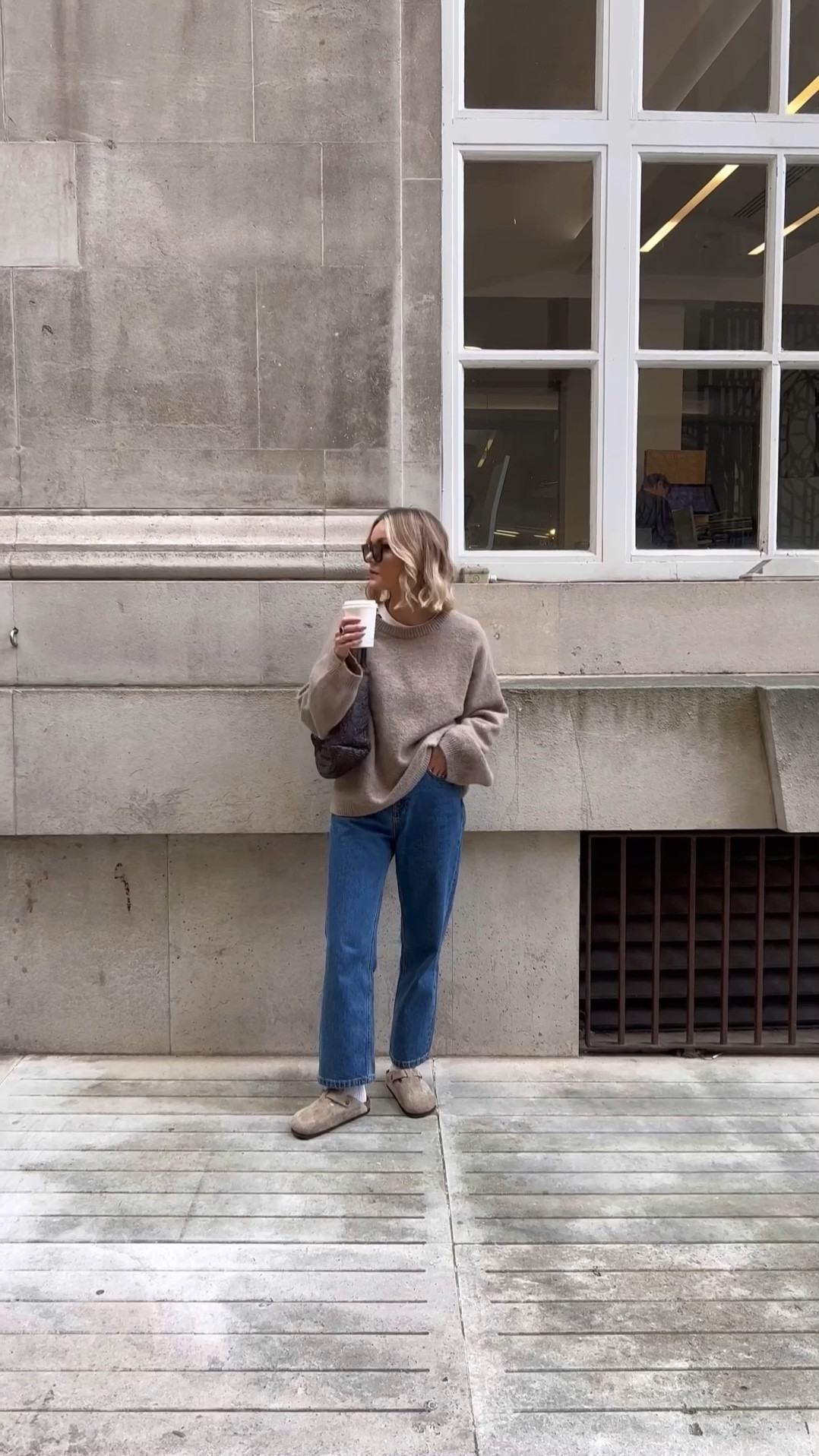 Autumn style, new in , AW22, casual look, minimal outfit inspiration, Birkenstocks, neutral jumper, Arket, dark blue jeans, brown bag 

#LTKstyletip #LTKSeasonal #LTKeurope