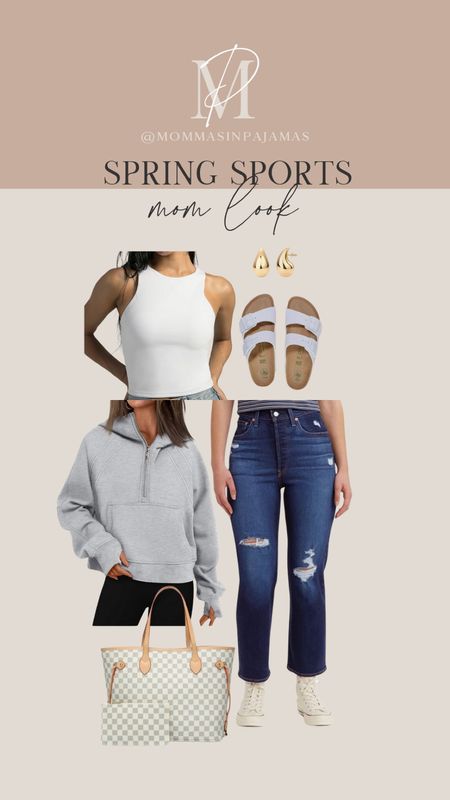 An easy look for moms this spring running to and from practices! petite friendly jeans, big bust friendly tank, casual spring look, spring sports look

#LTKSeasonal #LTKtravel #LTKstyletip