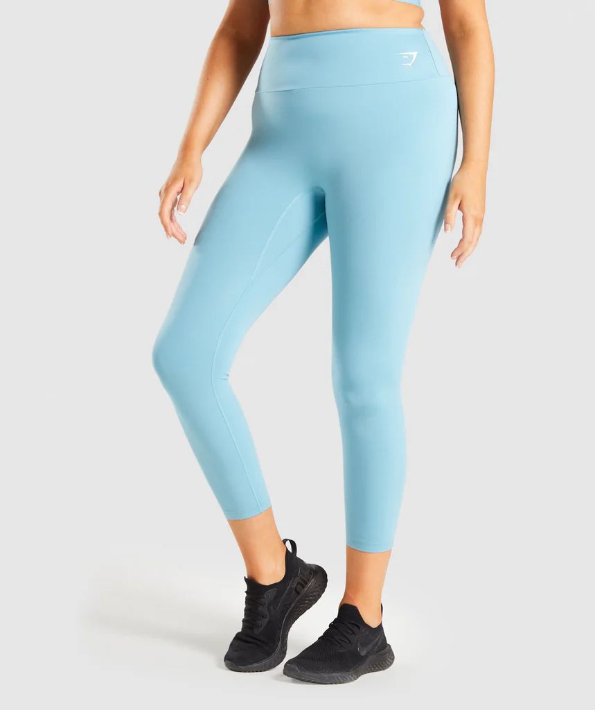 Gymshark Training 7/8 Leggings - Light Blue | Gymshark (Global)