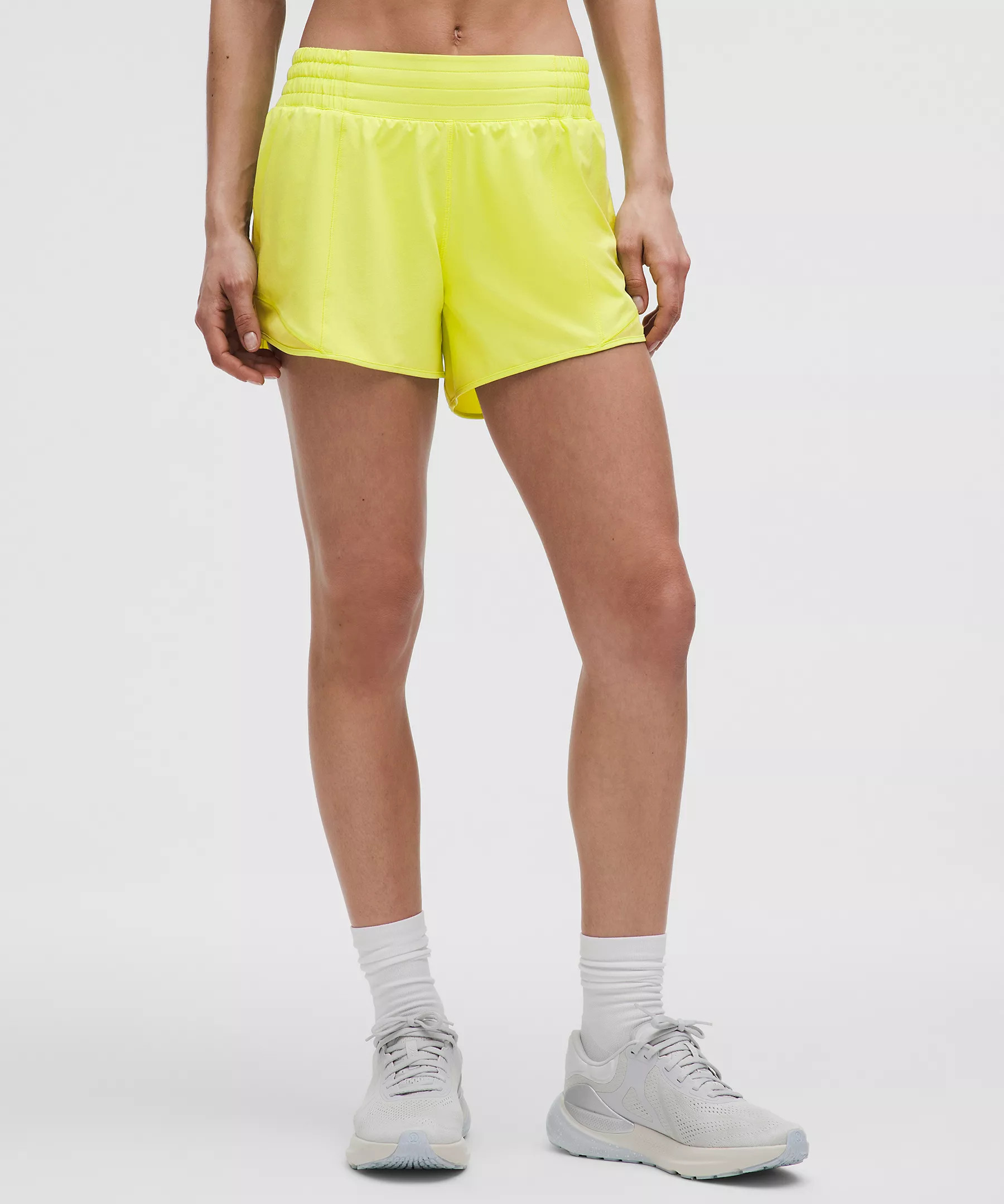 Hotty Hot High-Rise Lined Short 4" | Women's Shorts | lululemon | Lululemon (US)
