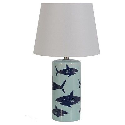 Column Table Lamp Sharks (Includes CFL bulb) - Pillowfort™ | Target