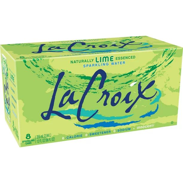 LaCroix Lime Sparkling Water - 8pk/12 fl oz Cans, 8 / Pack (Quantity) - Walmart.com | Walmart (US)