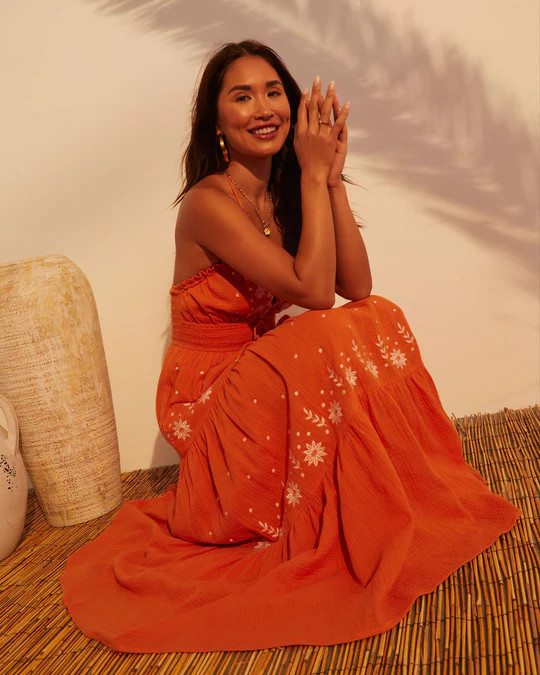 Adaline Tiered Maxi Dress | VICI