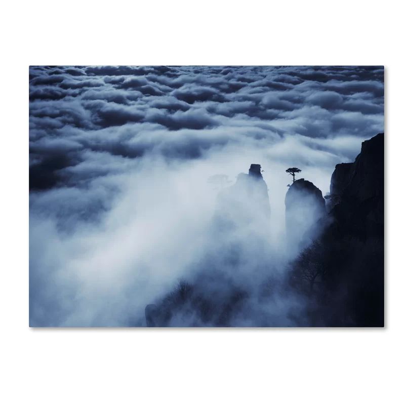 'Demerdji Beyond the Clouds' Graphic Art Print on Wrapped Canvas | Wayfair North America