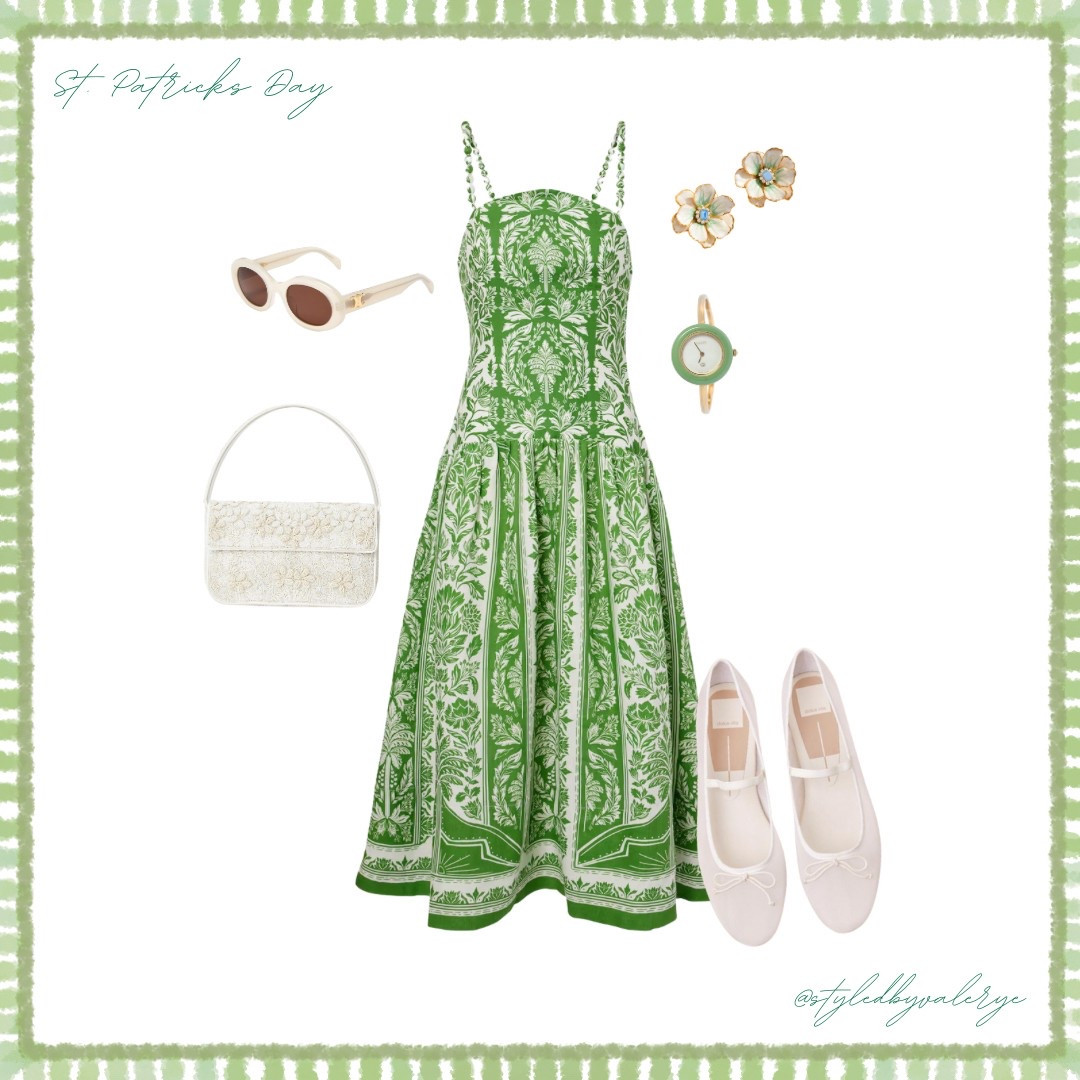 St. Patrick’s Day outfit inspo🍀⚡️🇮🇪

#stpatricksday #farmrio #dress #casual #stpaddys #green #maxidress #girly #dress #styledbyval #styledbyvalerye #vipstyling 

#LTKStyleTip #LTKShoeCrush #LTKSeasonal