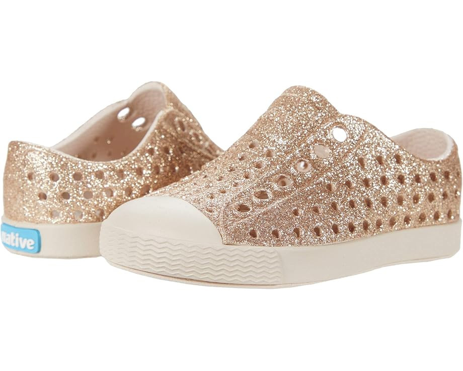 Native Shoes Kids Jefferson Bling Glitter (Toddler/Little Kid) | Zappos