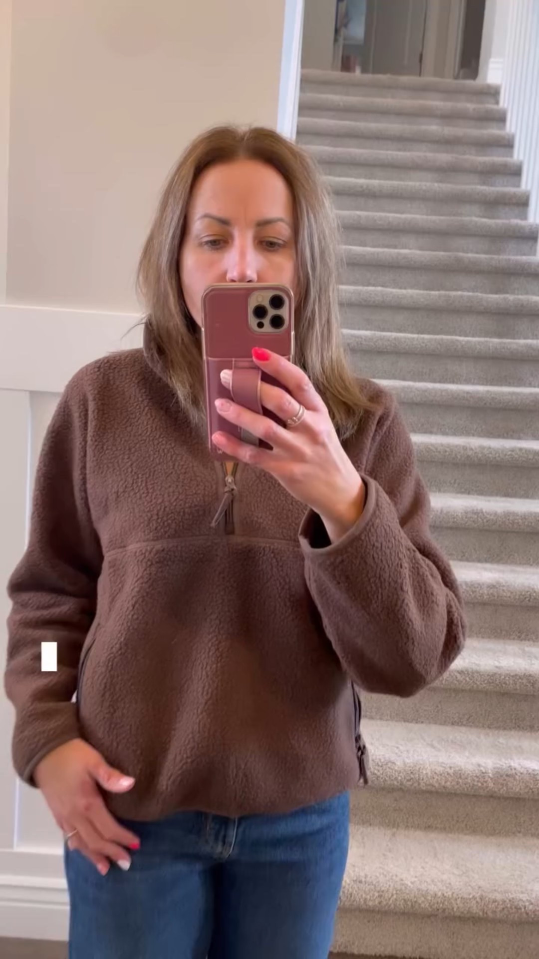 Amazon Fleece. Wearing size small

#LTKFindsUnder50 #LTKOver40 #LTKmomlife