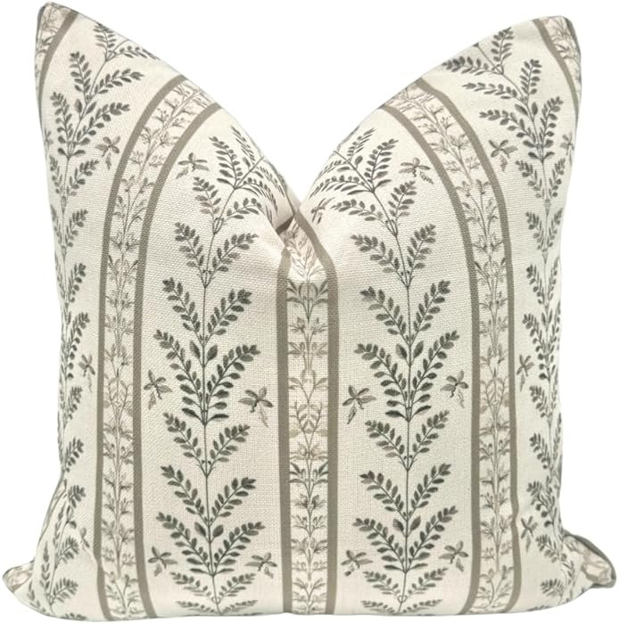 “The Campbell” Decorative Pillow Cover – Beige & Taupe Neutral Home Accent Pillow Cover wit... | Amazon (US)