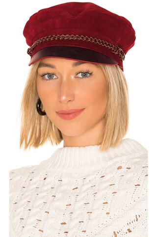Kayla Cap in Oxblood | Revolve Clothing (Global)