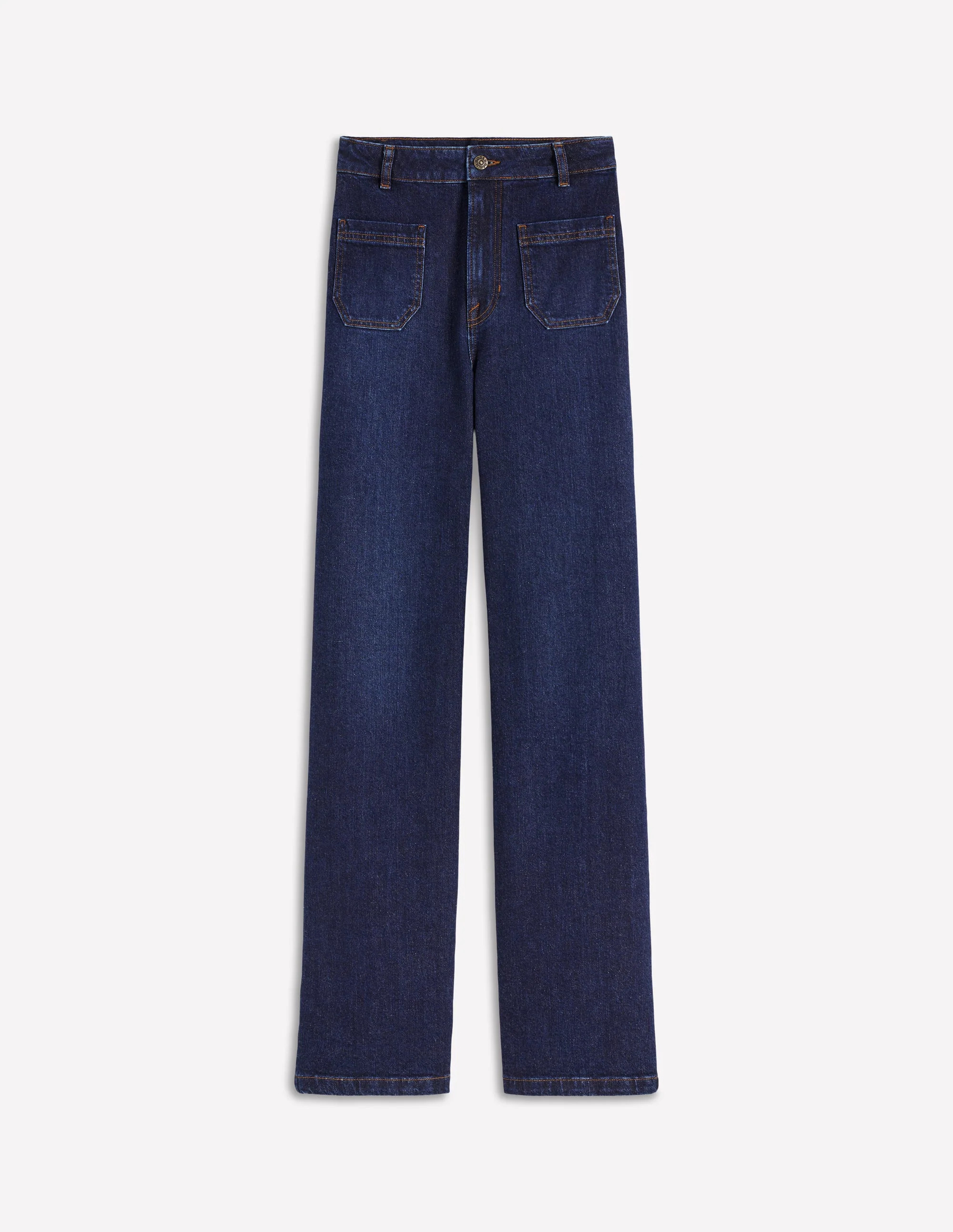 Straight Leg Pocket Jeans-Dark Vintage | Boden UK