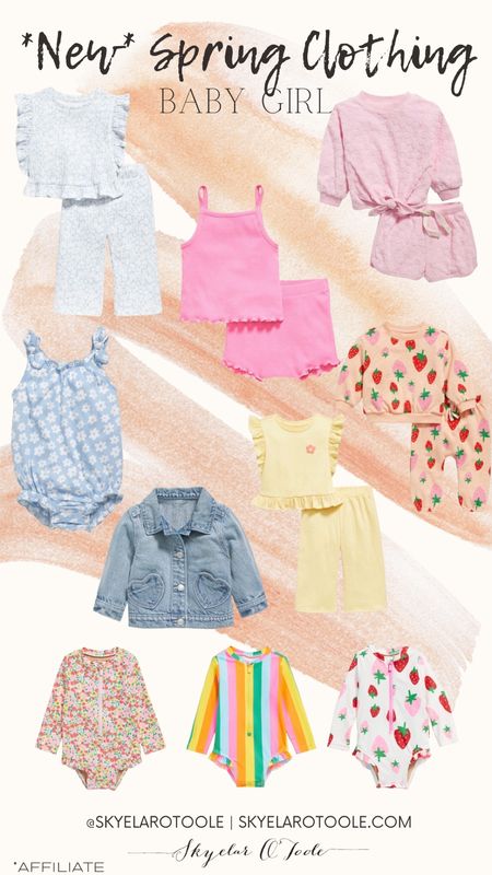 Spring clothing / spring outfits / kids clothes / baby clothes / baby clothing / kid clothing / spring break outfits / two piece sets / baby / baby girl 

#LTKbaby #LTKSeasonal #LTKkids