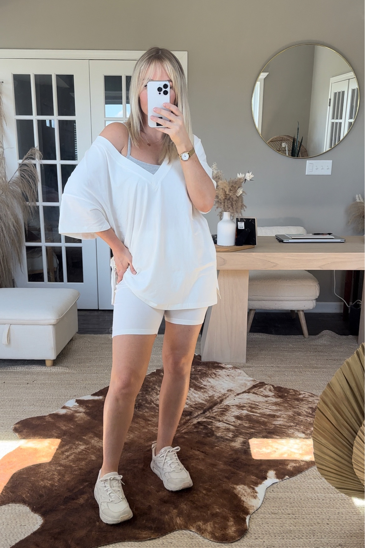 Free People Inspired Hot Shot Reversible Set from Amazon. Wearing size S. Shorts TTS. Shirt oversized.

Free People Hot Shot Reversible Set- $70
Amazon- $28

#LTKStyleTip #LTKBump #LTKSaleAlert