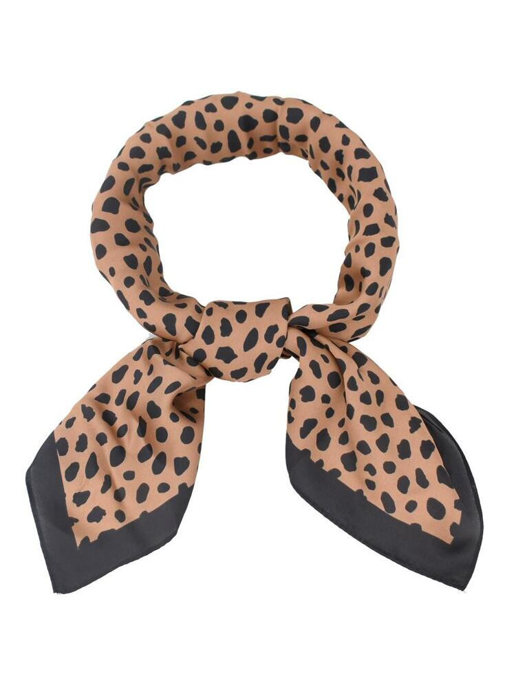 New
     
      Square Satin Scarf for Women Leopard Print Scarf Hair Bandana Neck Scarf Hair Wra... | SHEIN