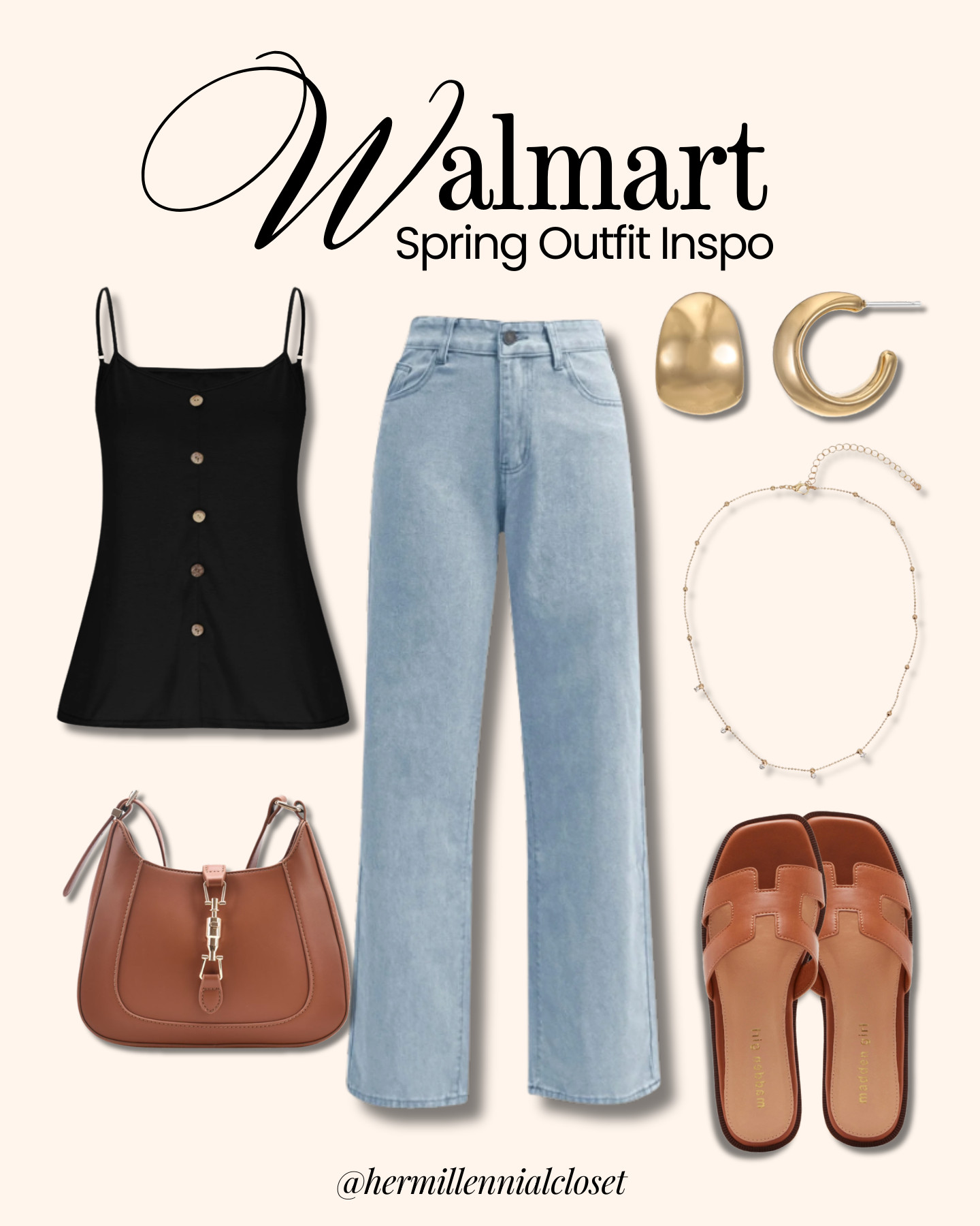 Walmart Spring Outfit 🤍

Simple, classic, and elevated, Shop the look sis ✨ 

 #LTKootd #LTKSeasonal
