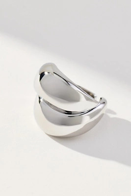 Faux Stacked Metal Cocktail Ring | Anthropologie (US)