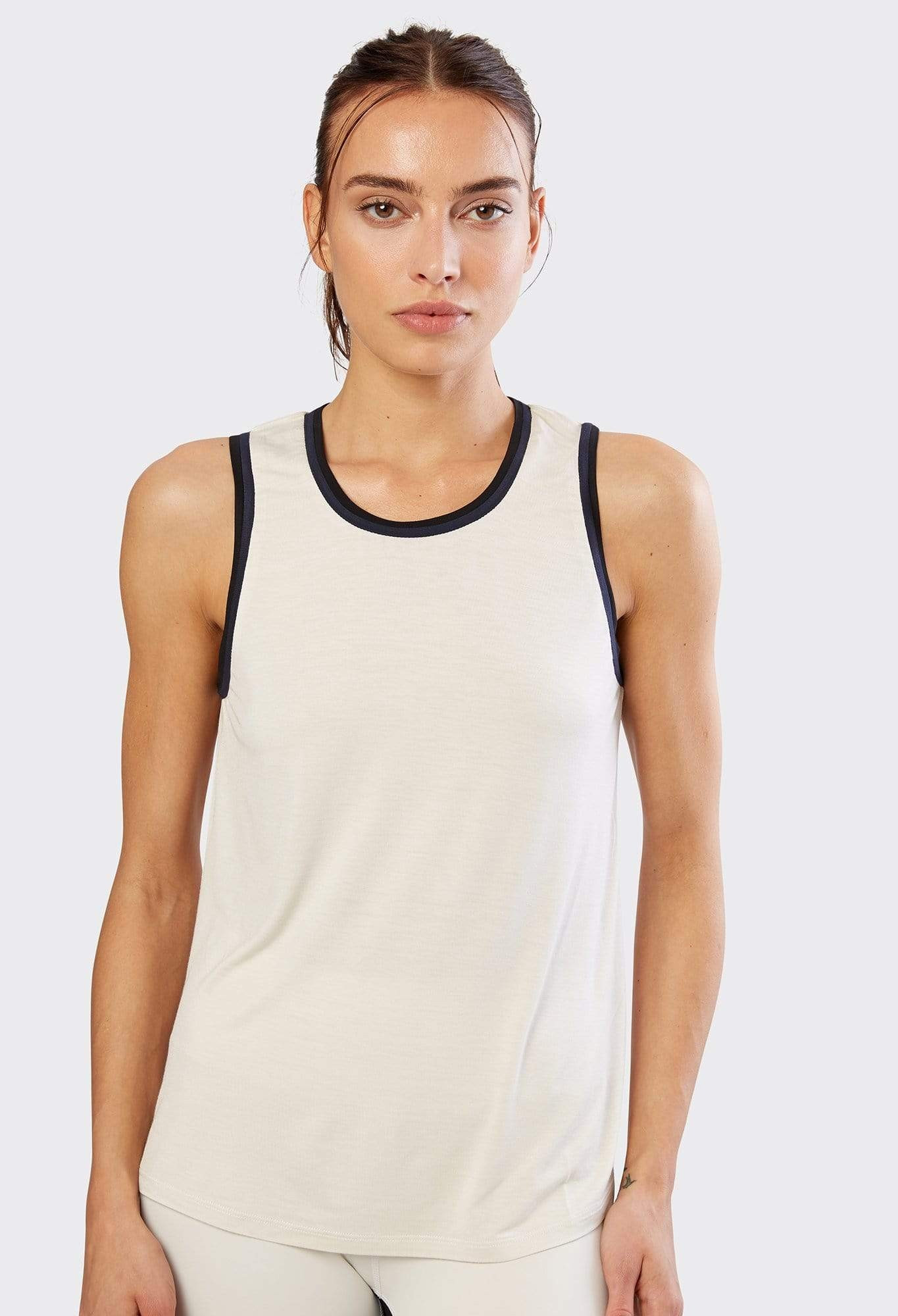 Lana Tank - Vintage White / Indigo Multi | Splits59.com