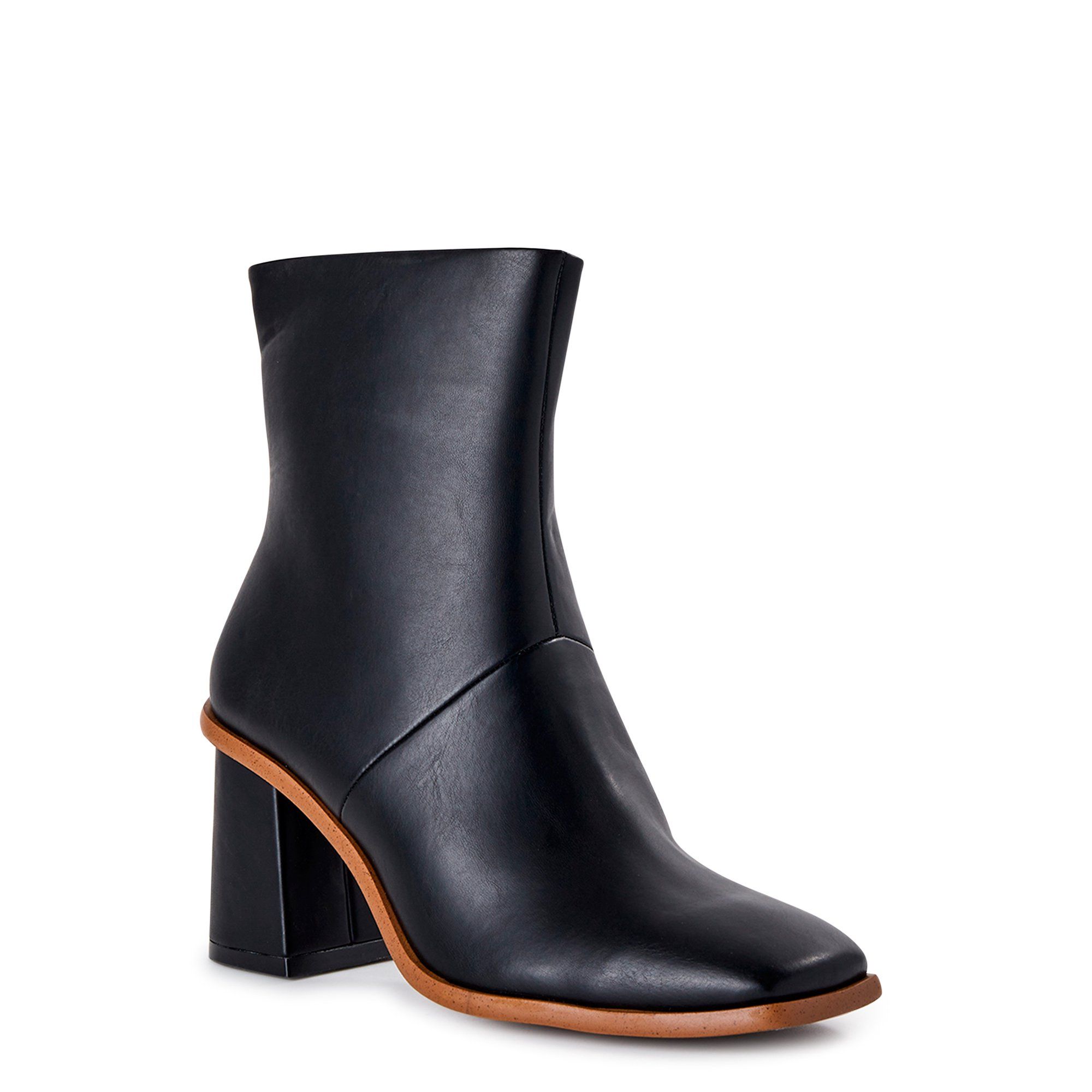 Time and Tru Women's Square-Toe Dress Booties | Walmart (US)