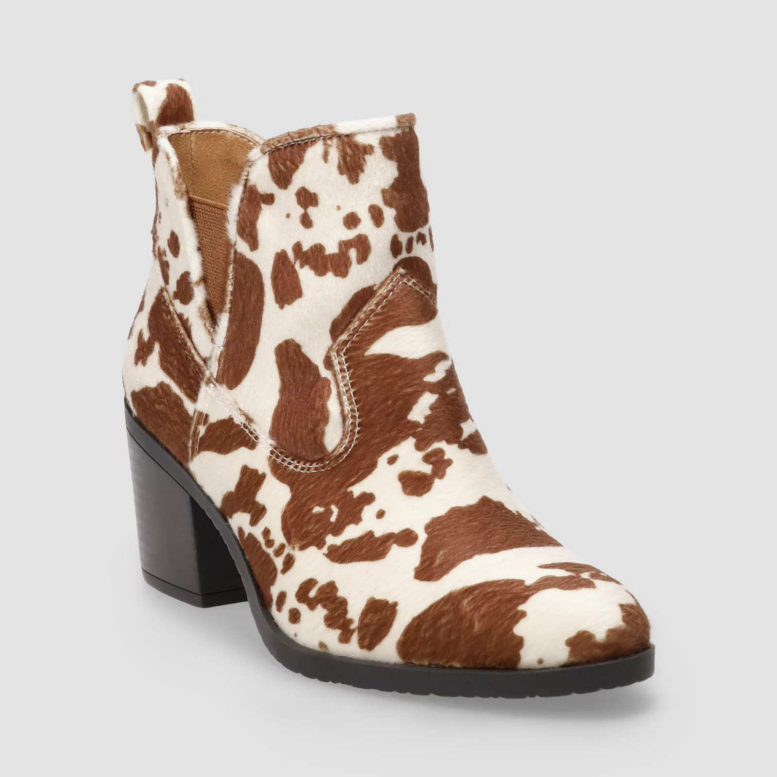 Sonoma Goods For Life® Enders Women's Block Heel Western Ankle Boots, Size: 8, Brown | Kohl's
