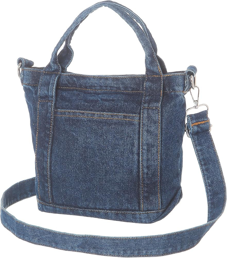 AOCINA Denim Purse Jean Tote Bag for Women Crossbody Shoulder Denim Purses and Handbags for Women | Amazon (US)