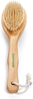 Dry Brushing Body Exfoliating Brush - Natural Bristle Anti Cellulite Massager Treatment Body Scru... | Amazon (US)