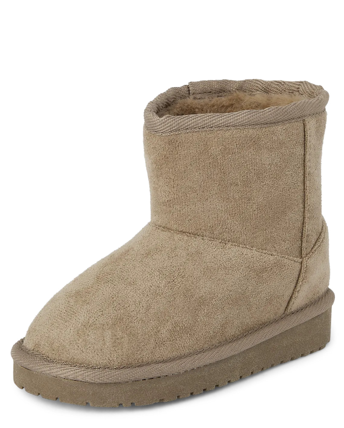 Toddler Girls Mid Teddy Boots - gray | The Children's Place