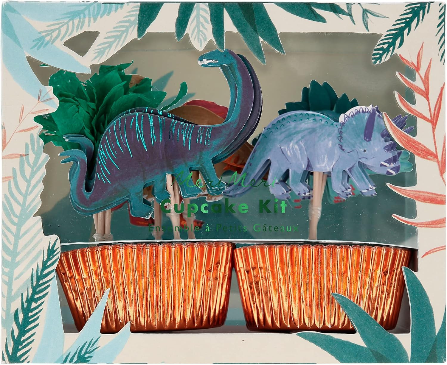 Meri Meri Dinosaur Kingdom Cupcake Kit (Pack of 24) | Amazon (US)