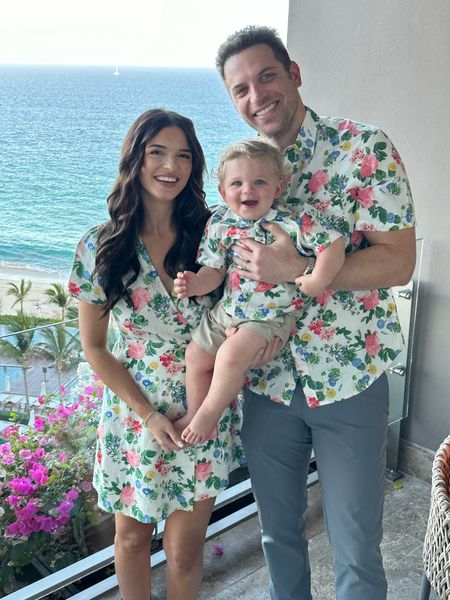 All smiles for matching outfits 🌺