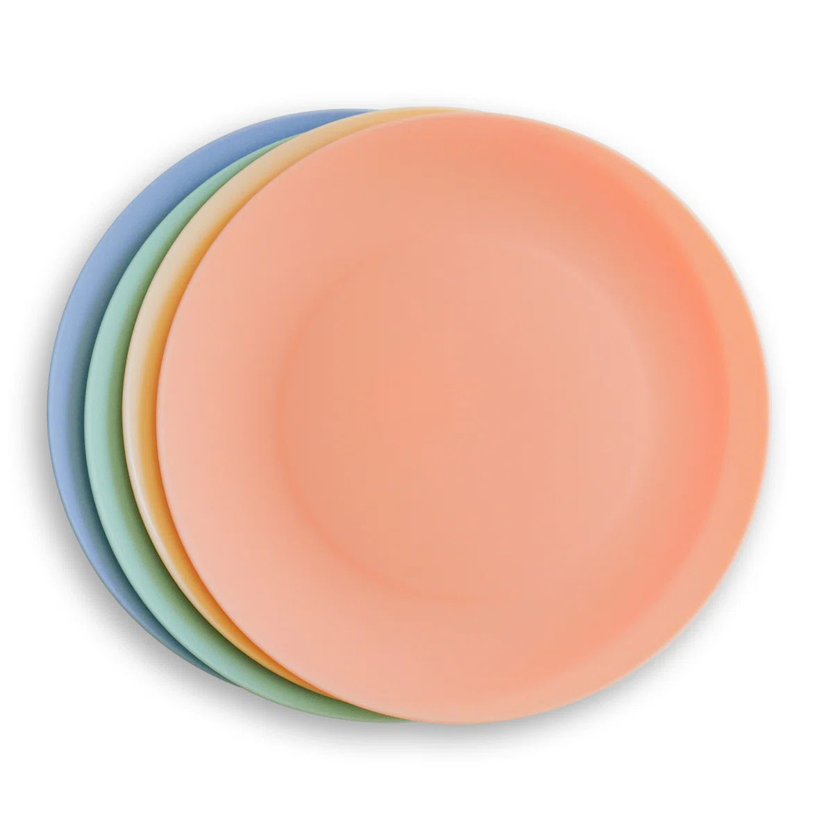 Tarhong  Essential PP Dinner Plate 10 X 0.6,Assorted 4 Pack (Set of 4) | Wayfair North America