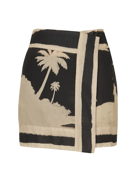 Velereando Ando cotton voile wrap skirt | Luisaviaroma