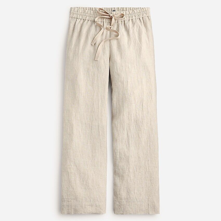 Wide-leg seaside pant in linen | J.Crew US