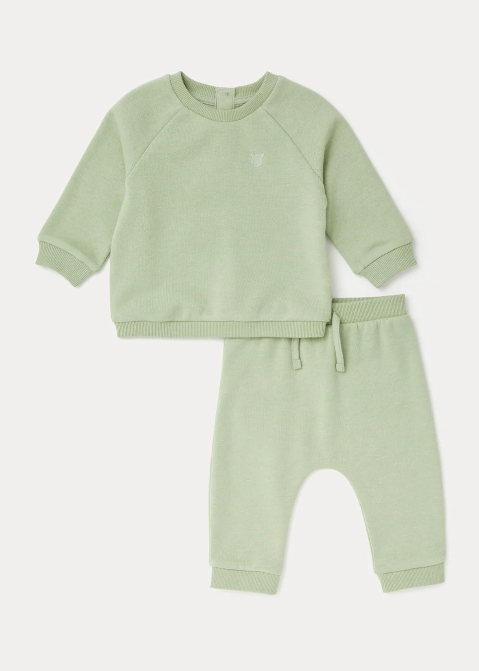 Baby Green Sweatshirt & Joggers Set (Newborn-23mths) - Age 0 - 3 Months | Matalan (UK)
