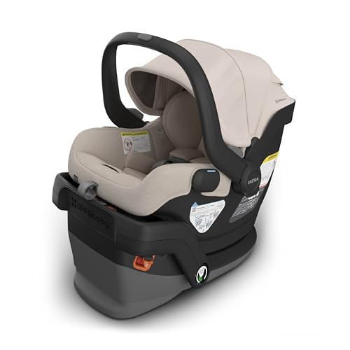 UPPAbaby Mesa V3 Infant Car Seat - Easy Installation + SmartSecure Technology - Attaches to Stroller | Base + Infant Insert Included - Ada (Sandstone) | Amazon (US)