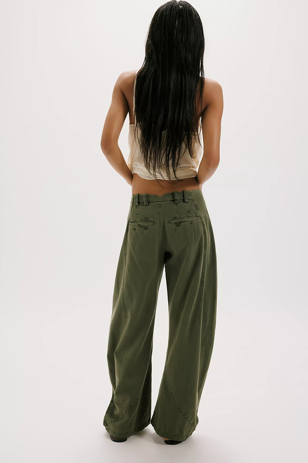 Spotlight Washed Barrel Chino Trousers | Free People (UK)