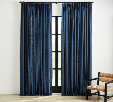 Emery Linen Pinch Pleat Curtain