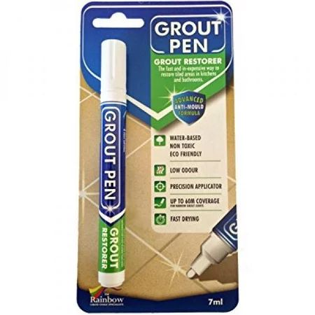 Grout Pen White - Ideal to Restore the Look of Tile Grout Lines | Walmart (US)