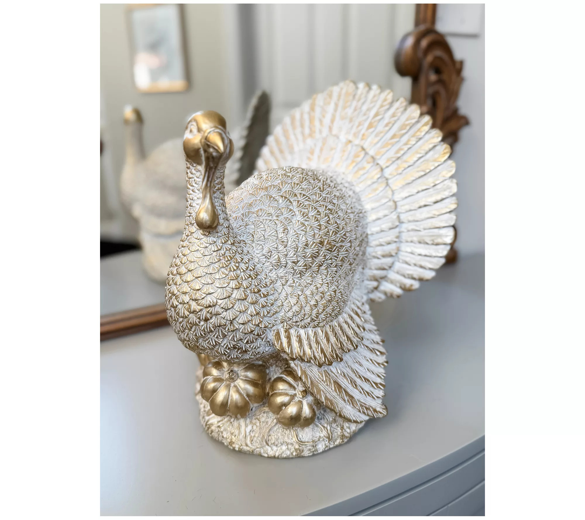 Simply Stunning Bountiful Gilded Turkey - Janine | QVC