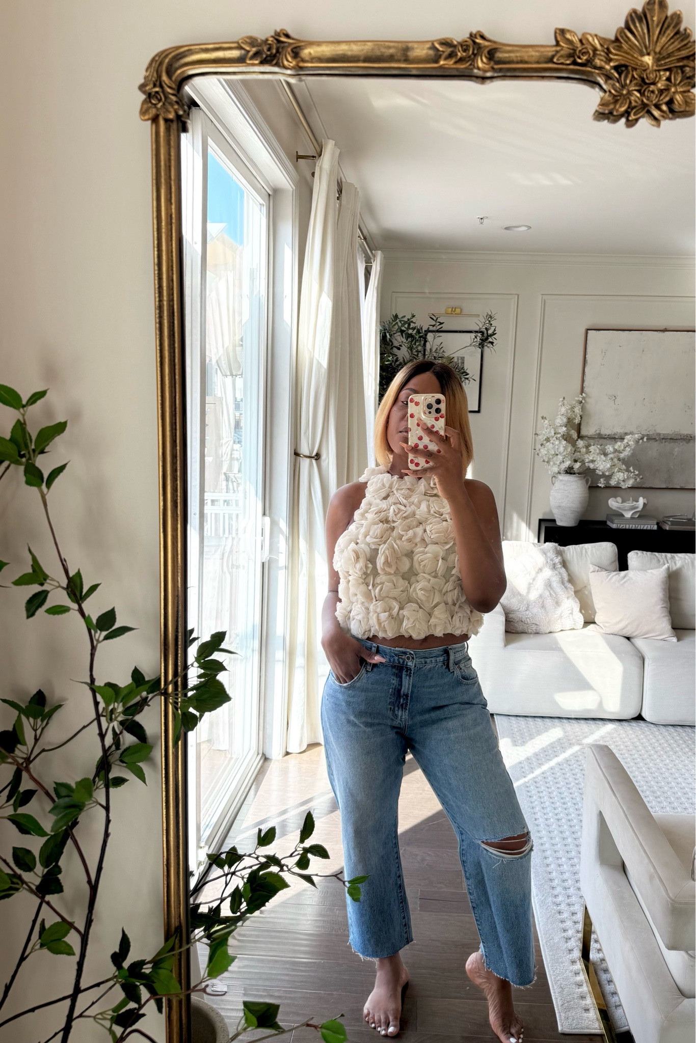 The girls are wearing jeans a cute top this summer and I’m loving this floral top 

#LTKMidsize #LTKSeasonal #LTKootd