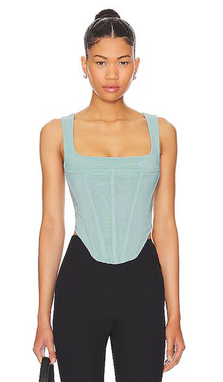 Campbell Corset in Tourmaline | Revolve Clothing (Global)