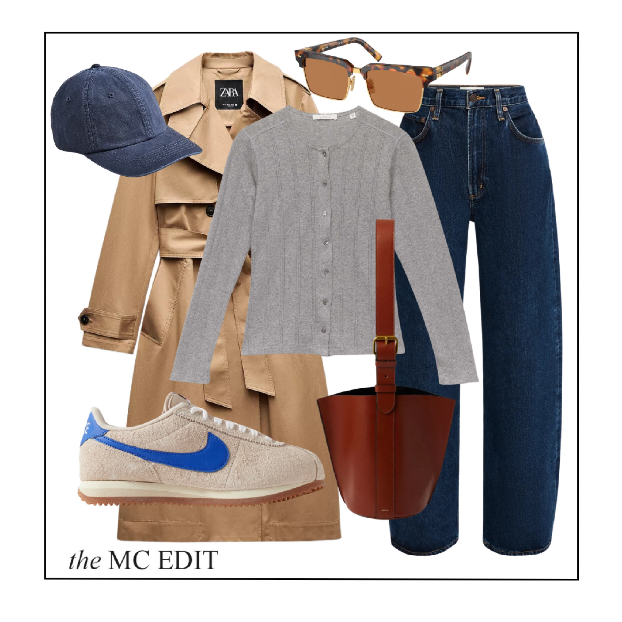 The EDIT: Barrel Jeans casual outfit agolde nike deon 