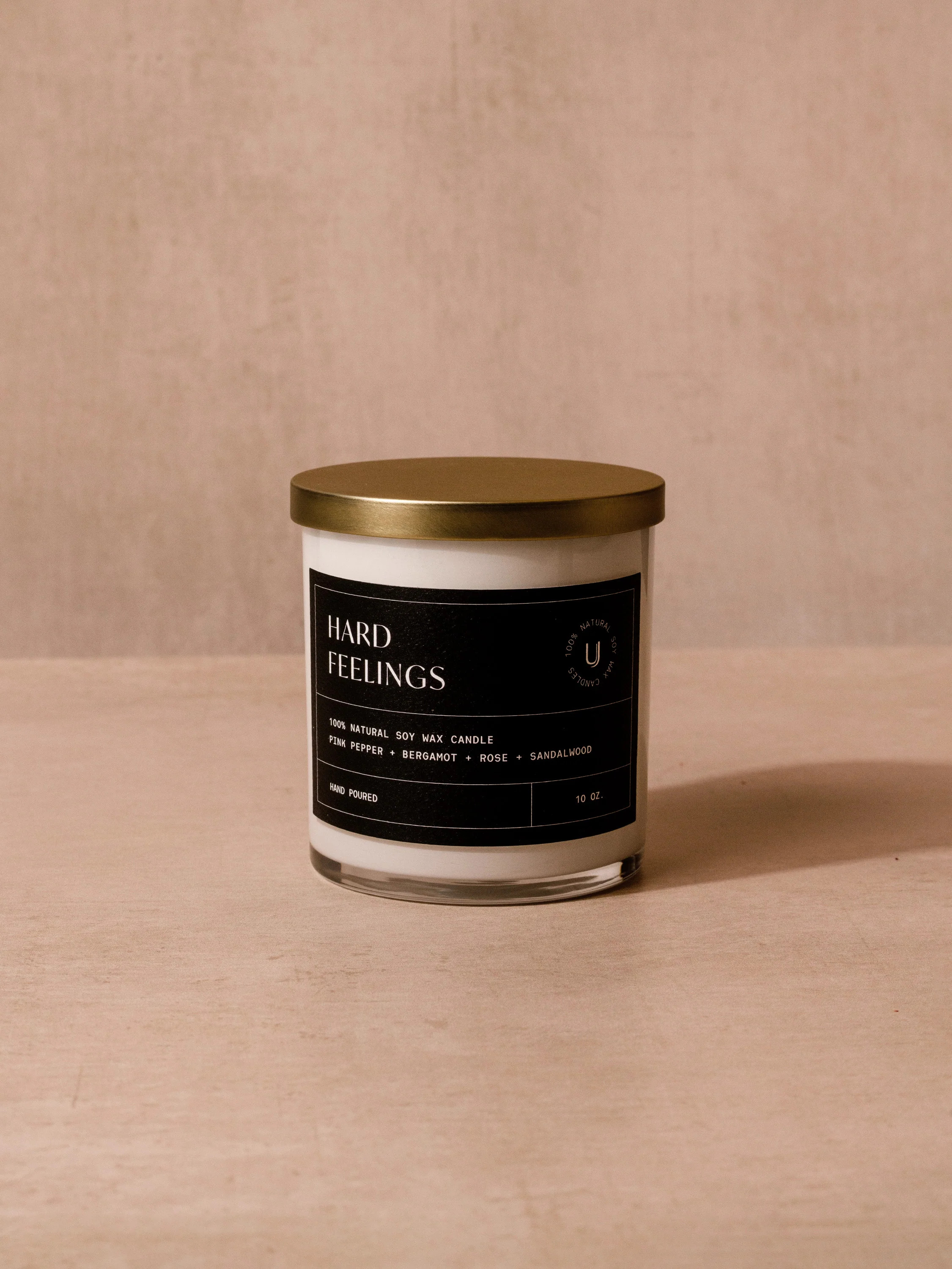 Hard Feelings Soy Wax Candle | Lead + Nickel Free | Uncommon Lifestyle | Uncommon James
