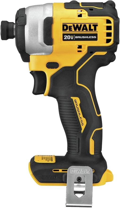 DEWALT ATOMIC 20V MAX* Impact Driver, Cordless, Compact, 1/4-Inch, Tool Only (DCF809B) | Amazon (US)